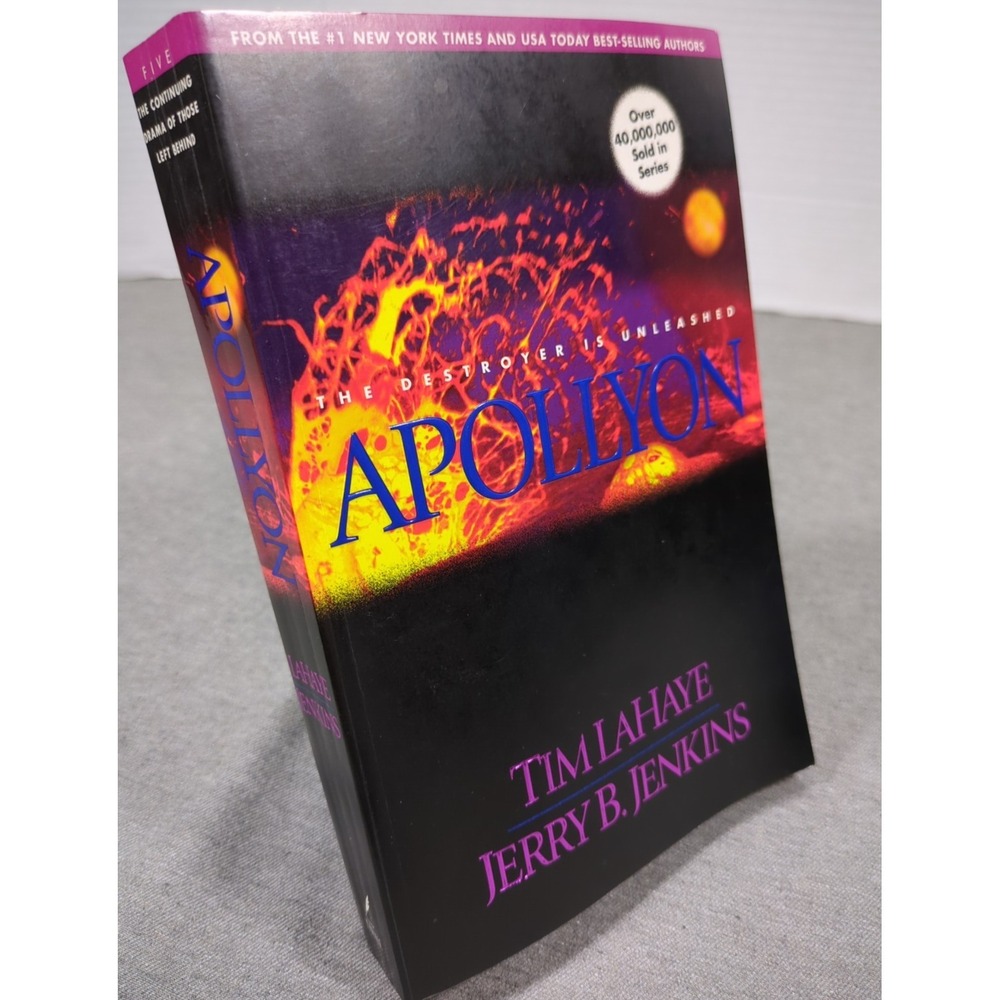 Apollyon‎ The Destroyer Is Unleashed Tim LaHaye 1999 Trade PB Left Behind Book 5